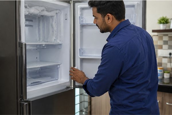 _Ice building up inside the fridge Expert Repair Services in Dubai